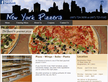 Tablet Screenshot of binghamtonpizzeria.com